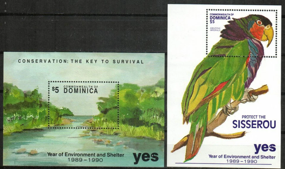 Dominica Stamp 1402-1403  - Birds - Image 1 of 1