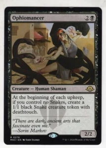 MTG Modern Horizons 3 Rare Card #276 Ophiomancer - Picture 1 of 1
