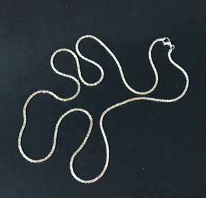 Italy 29" STERLING SILVER CHAIN extraordinary designs, hallmarked M O - Picture 1 of 6