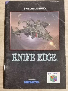 KNIFE EDGE  NINTENDO 64 NOTICE SEUL MANUAL ONLY - Imagen 1 de 1