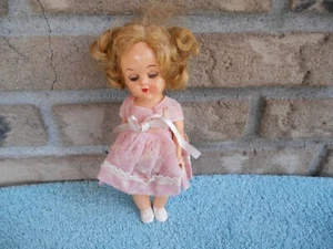Vintage Doll Bodies Inc. New York sleepy eyes DOLL approx 7" TALL. - Picture 1 of 8
