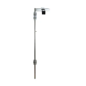 Gate Drop Bolt 800mm with Bracket / Garage Door Lockable Long Drop Bolt - Picture 1 of 2