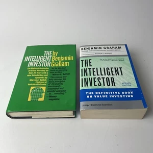 DER INTELLIGENTE INVESTOR BENJAMIN GRAHAM 4. überarbeitete Warren Buffett - 2 BUCH SET - Bild 1 von 9