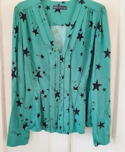 M&S Collection Star Print Blouse. Size 16 - Picture 1 of 2