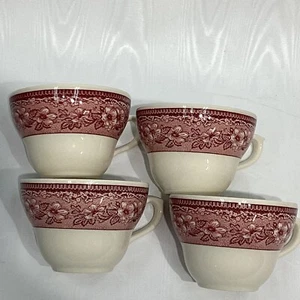 Mayfair Wedgwood X Williams Sonoma 4 Cups from Original Engraving NWOB - Picture 1 of 8