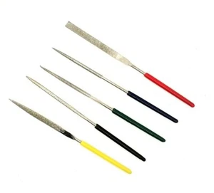 Modelcraft Mini Diamond File Set for miniature,model making,100mm - Picture 1 of 4