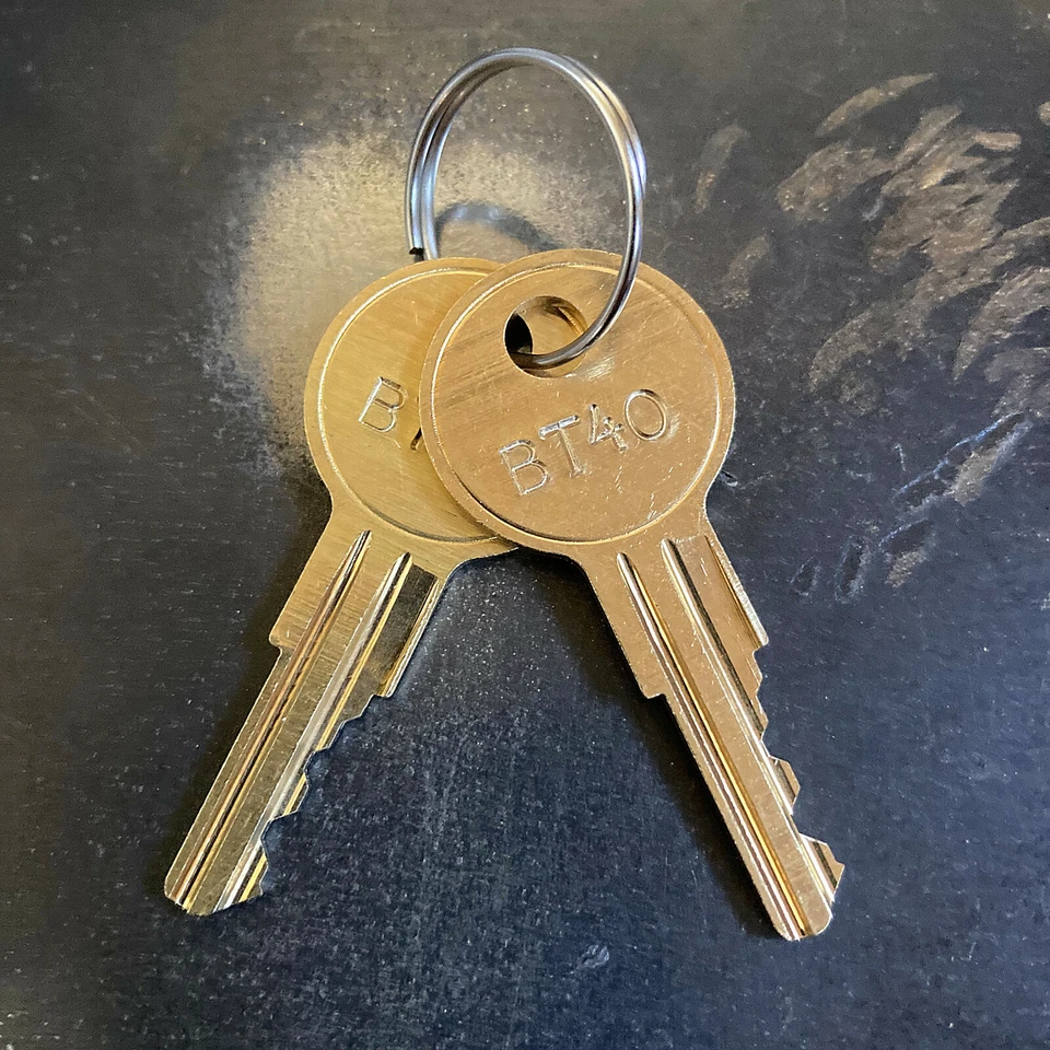 ILCO (2) T and L Handle Replacement Keys Cut Key Code BT01 - BT40 --READ DISCLAIMER!