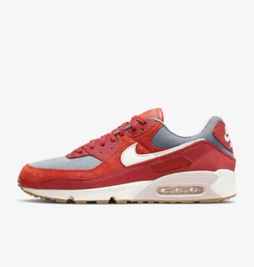 Nike Air Max 90 PREMIUM GRÖSSE UK 7-12 (DH4621 600) FITNESSSTUDIO ROT - Bild 1 von 9