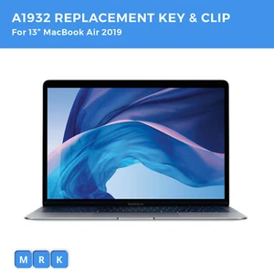 MACBOOK A1932 REPLACEMENT KEY & CLIP FOR APPLE MACBOOK AIR 2019 - Picture 1 of 2