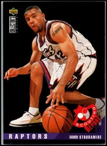 1995-96 UD Collector's Choice #346 Damon Stoudamire - Scouting Report - Picture 1 of 2