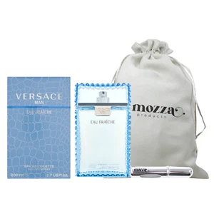 Versace Eau Fraiche 6.7 Oz EDT for Men with Mozza Bundle - Picture 1 of 5