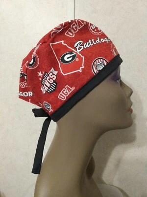 Georgia Unisex Surgical Scrub Cap, Doctor, Nurse, Kitchen, Chef, Dentist Hat - Image 1 of 3