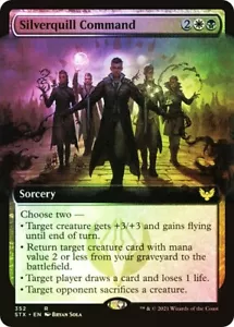 Silverquill Command FOIL EXTENDED - 352 - Rare - Strixhaven STX MTG - Bild 1 von 1