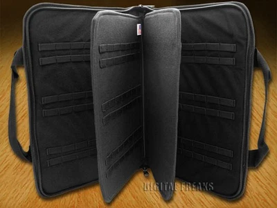 Case xx Large Brown Leather & Cotton Knife Carrying Case for Pocket Knives 1079 - Image 1 of 4