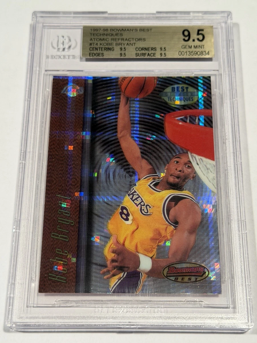 Bowman Kobe Bryant Basketball 1997-98 Season Sports Trading Cards