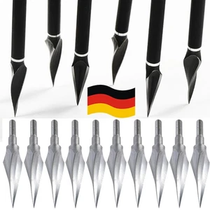 12X Jagdspitzen Pfeilspitze 150Gr Traditionell Broadheads Box Bogenschießen Jagd - Bild 1 von 13