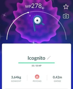 ✨#201 Shiny Icognito (R) Pokémon Go✨ - Bild 1 von 2