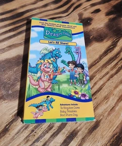 Dragon Tales Let’s All Share VHS 2000 Video Tape PBS Kids Show Workshop Cartoon - Picture 1 of 4