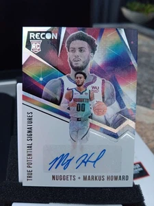 Panini Recon 2020-21 - True Potential Signatures Markus Howard #TPS-MKH (AU, RC) - Imagen 1 de 2