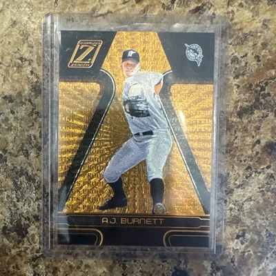 2005 Donruss Zenith - A.J. Burnett #75 Artist's Proof Gold /50 - Image 1 of 2