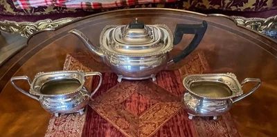 Charming Viners of Sheffield - Juego de té clásico EPNS, probablemente principios de la década de 1920  Foto 1 de 4