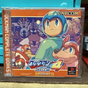 ROCKMAN 4 Aratanaru Yabou Sony PlayStation PS1 1999 Megaman SLPS02324 From Japan - Picture 1 of 4