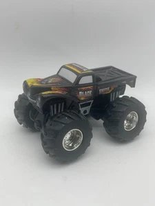 Vintage 2007 Mattel Hot Wheels Monster Jam Truck Black Smith Friction Rev N Go - Picture 1 of 7