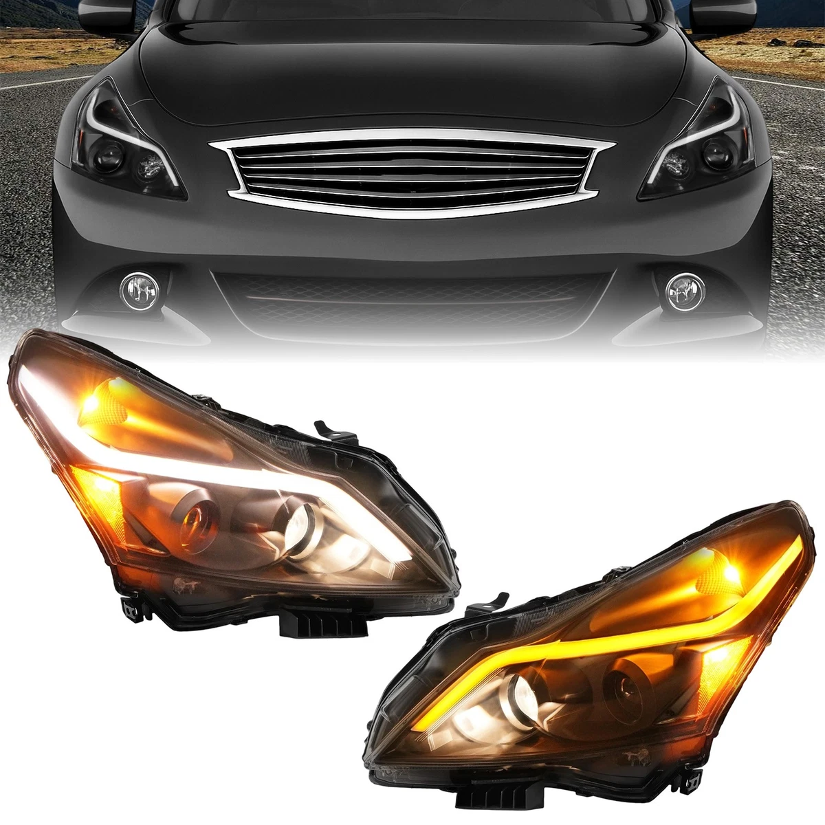 Las mejores ofertas en Faros para INFINITI G37 | eBay LED ヘッド