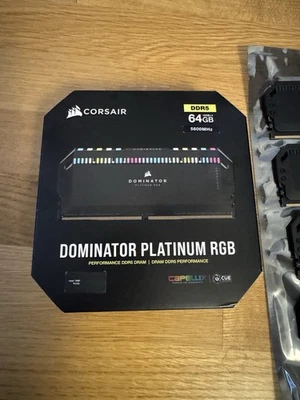 Wie Neu: Corsair DOMINATOR Platinum RGB DIMM 64GB DDR5-5600 Arbeitsspeicher Kit - Bild 1 von 4