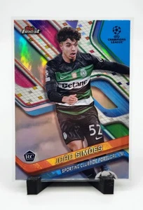 2024-2025 Topps Finest UEFA Joao Simoes #83 Refractor RC Sporting Clube Portugal - Imagen 1 de 2