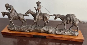 Changing outfits CM Russell Wax Bronze Casting Vintage Reproduction - Picture 1 of 17