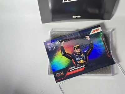 /10 Max Verstappen Topps Now F1 58 Parallel Foil Celebrating 50th F1 Victory Win - Image 1 of 3