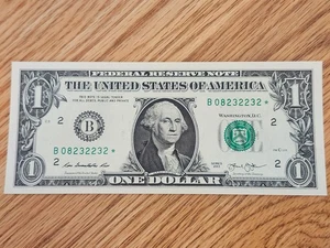 2013 B RARE DUPLICATE FORT WORTH $1 STAR NOTE UNC/GEM B08232232* 2 OF 3 Cons SER - Picture 1 of 5