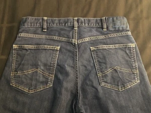 Patagonia Jeans Mens 32x34 Iron Clad Blue Denim Straight Stretch Outdoor Hiking - Picture 1 of 8