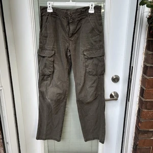 Quechua Urban Cargo Pants Sz 31 Y2K Distressed Straight Leg Pockets Need Repair - Bild 1 von 10