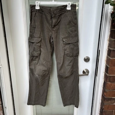 Quechua Urban грузовой брюки размер 31 Y2K состаренный прямые ноги карманы нуждаются в ремонте - Изображение 1 из 4