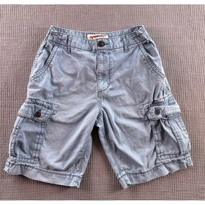Arizona Jean Co. Mens Blue Cargo Shorts Size 29 Fits 26 Casual Outdoors 8" - Picture 1 of 8