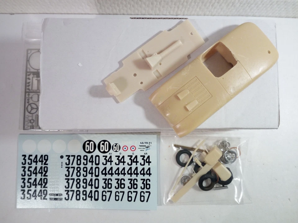 1-43 Gordini Simca Ty.23S Le Mans '53 #67 Resin kit Renaissance 4371c - Immagine 1 di 4