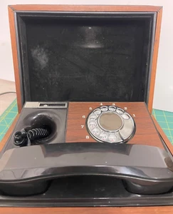 Vtg Decotel Personal Telephone In A Box Rotary Untested Prop - Picture 1 of 13