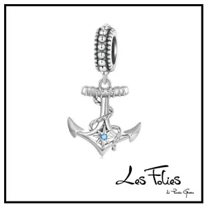 Charm Ancla Azul Mar de Plata 925 - Les Folies (Modelo Pandora) - Imagen 1 de 12