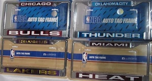 NBA Laser-Cut License Plate Frame By Rico Industries -Select- Team Below - Picture 1 of 8