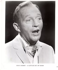 BING CROSBY A Little Bit Of Irish TV Special Vintage 1970 Foto Promocional ORIGINAL - Imagen 1 de 1