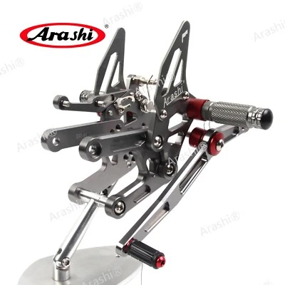 Juego trasero reposapiés estriberas para Yamaha YZF R6 2017 - 2023 YZF-R6 2018 2019 2020 Foto 1 de 4