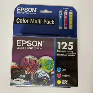 Cartuchos de tinta para impresora Epson 125 colores paquete múltiple - CADUCADO: 03/2017 - NUEVO SELLADO - Imagen 1 de 5