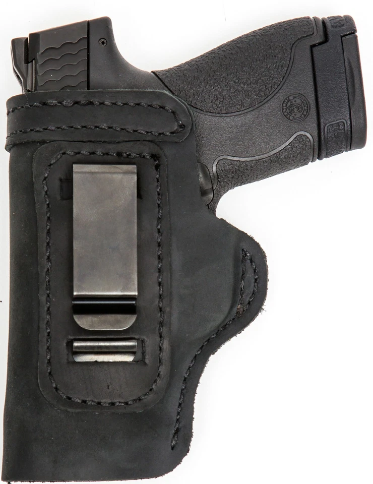 Springfield Hellcat Leather Gun Holster Pro Carry LT LH Black (inside The Pants)