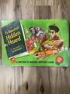 Vintage Fu Manchu's Hidden Hoard Mystery Game by Ideal 1967 Board Game - Picture 1 of 10