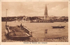 Nederland - RHENEN (UT) Gezicht op Rhenen met veerpont - Uitg. onbekend - Bild 1 von 2