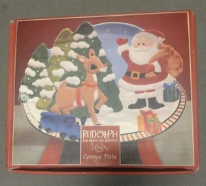 Lenox Rudolph the red Nosed reindeer canape plate - Picture 1 of 6