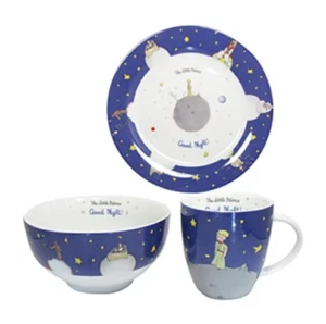 Juego de platos, tazones y tazas KONITZ x Le Petit Prince FS con seguimiento - Imagen 1 de 5