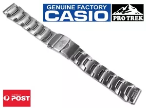 Casio Protrek Genuine Replacement Titanium Band PRG-250T-7 PRG-500T-7 10332910 - Picture 1 of 19